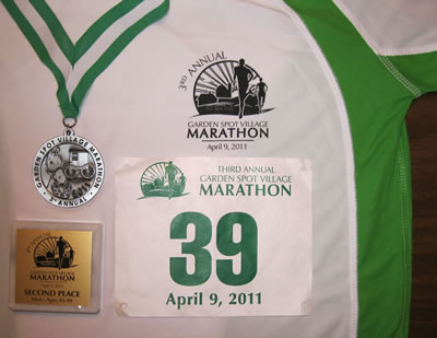 Race shirt & medal