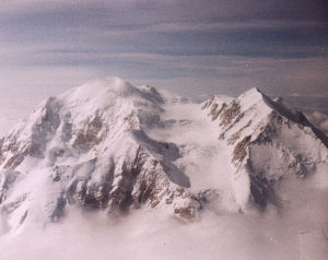 glacier atop Denali