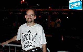 Marathon finish area