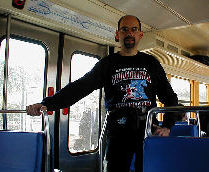 taking the Metro into downtown Paris