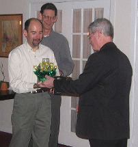 Ray, Coach Dave and  Club President Jerry Herman