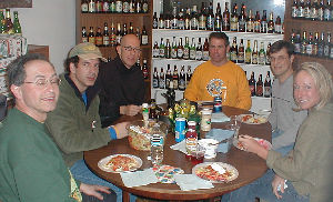 Pasta party at Ray's