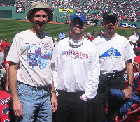 Dave, Dan and Ray at Fenway