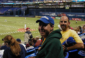 Twins game with Megaphone