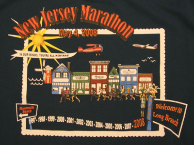 NJ Marathon shirt