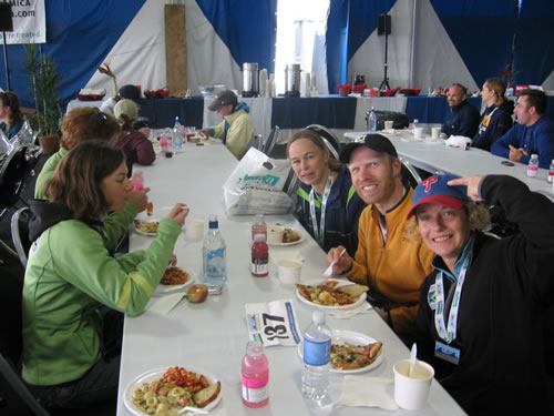 Post-race meal
