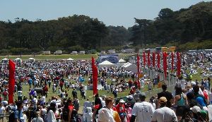 Footstock in the park
